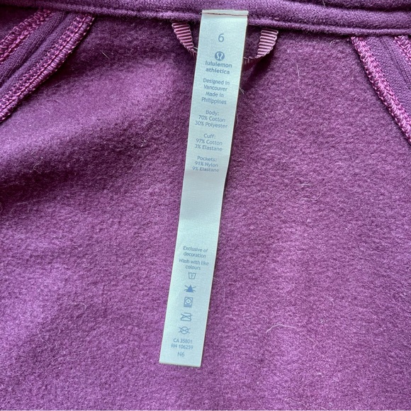 NWOT Lululemon Sz 6 Fleece Please Hoodie - Picture 11 of 12
